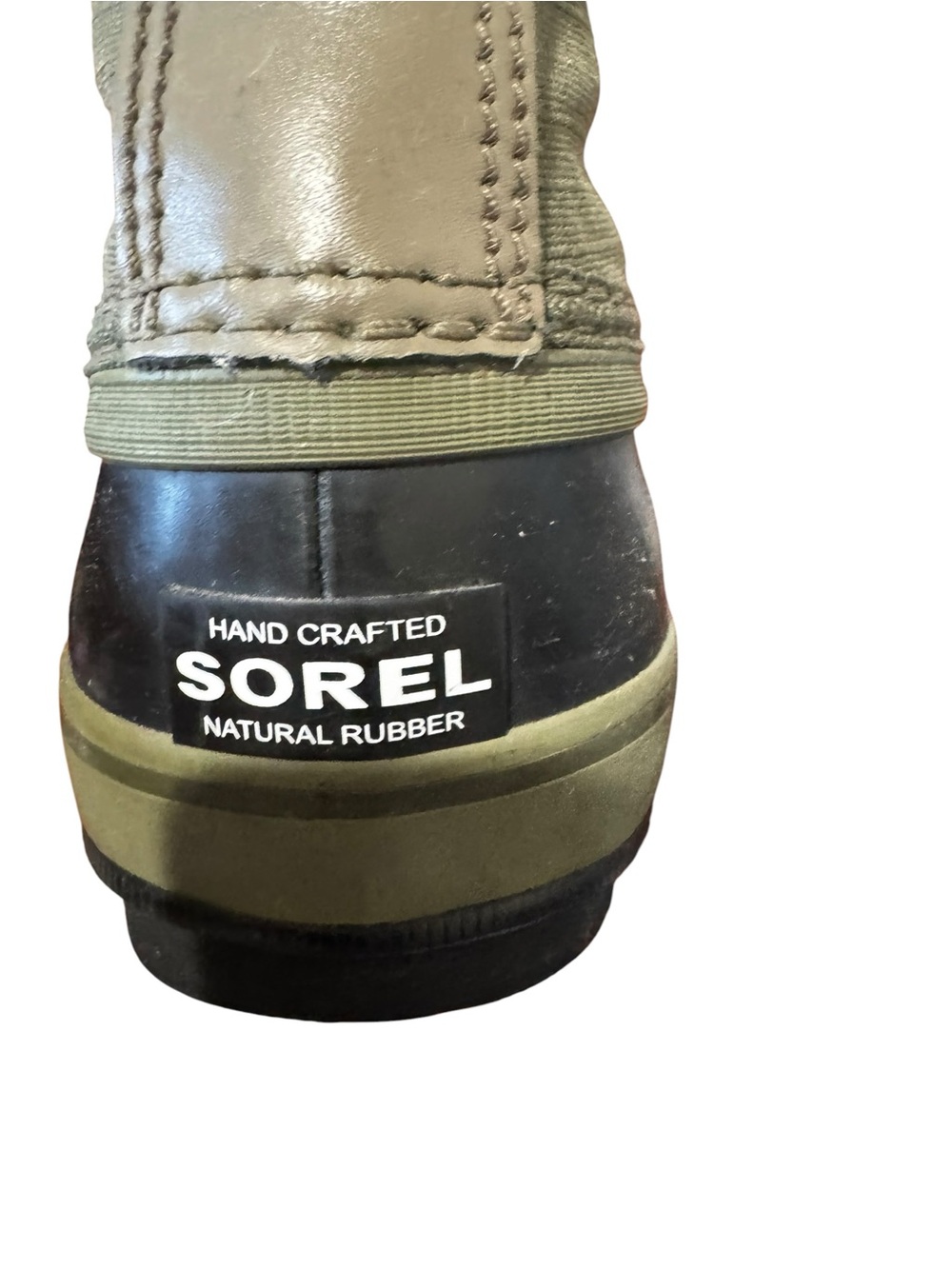 Sorel  Men’s  1964 PAC Nylon SnowOlive Green and Black Sherpa-Lined Winter Boot - Picture 9 of 11